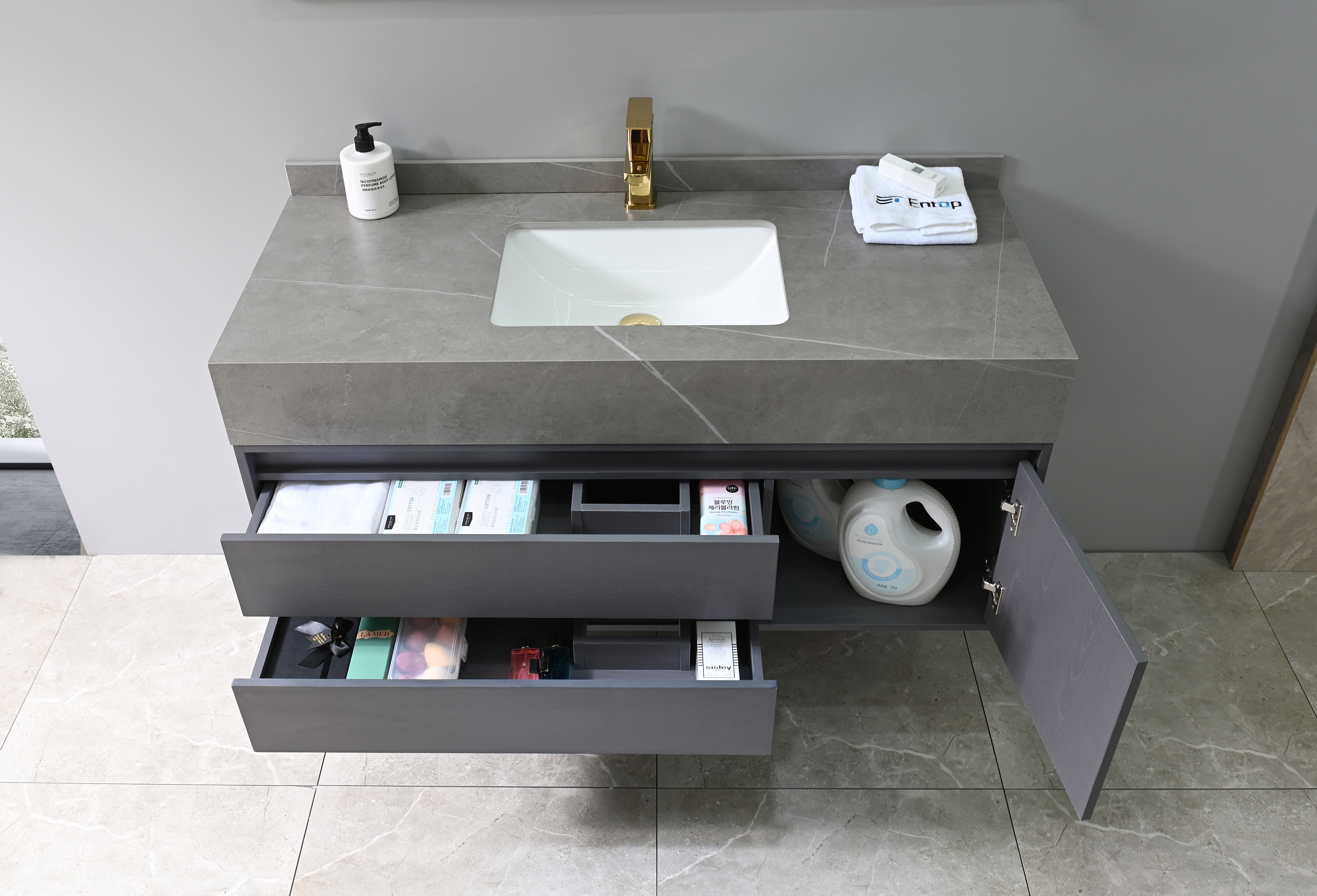48 inch modern bathroom vanity with sink