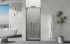 Custom Size Frameless Shower Enclosure 8mm 10mm Tempered Glass For Villa Bathrooms