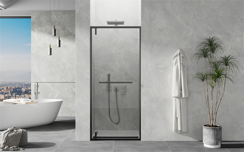Custom Size Frameless Shower Enclosure 8mm 10mm Tempered Glass For Villa Bathrooms