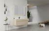 Organic Shape Bathroom Vanity for Japandi Bathroom Style