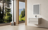 Minimalist Wall Mounted Floating Double Drawer Bathroom Vanity | Custom Size, Color & Material | Entop OEM/ODM Manufacturer