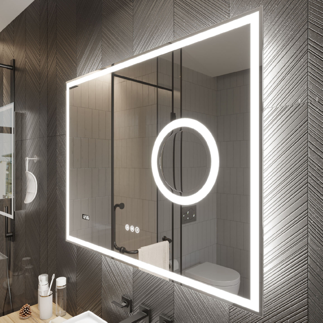 LED Mirror With Lights Rectangle Mirror Vanity Mirror