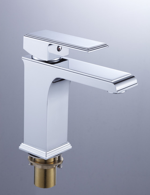 Hotel Family Bathroom Stainless Steel Faucet Frosted Luxury High-end Design Basin Faucet