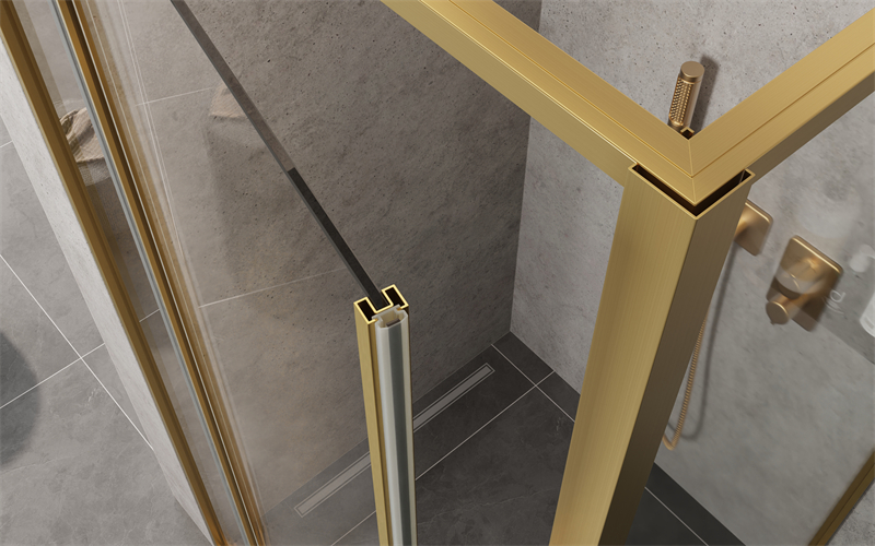 Quadrant Shower Enclosure R900 R1000 Chrome Finish For Residential Construction