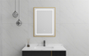 EML-0619 Gold Frame LED mirror Backlit Bathroom Mirror | Custom Size | Entop OEM/ODM Manufacturer