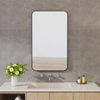 EM-3552 Minimalist Wall Mirror Black Frame Bathroom Mirror | Custom Size | Entop OEM/ODM Manufacturer